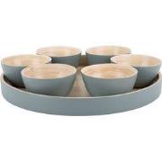 Present Time - Snack Dienblad Puro Rond - Jungle groen