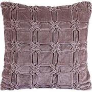PTMD Sierkussen Nasim - 45x45x10 cm - Katoen - Roze