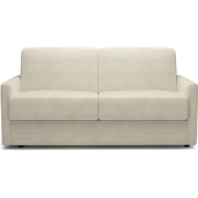 3-zitsbank in ivoorkleurig ribfluweel omvormbaar tot bed van 140x190 c...