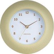 Wandklok Tender Rib - Zachtgeel - Ø25cm