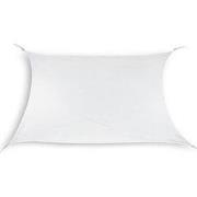 hanSe® Schaduwdoek Rechthoek Waterdoorlatend 3x5 m Zonnedoek Wit