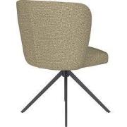 Housecraft Living Stan Eetkamerstoel Draaibaar Metaal Pistache groen
