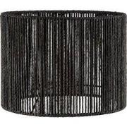 Papieren Woven Lampenkap - Cilindrisch - Black - Moderne stijl - ø30 x...