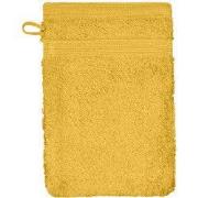 Twentse Damast Washandjes 6 stuks - Geel