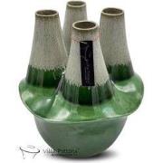 Villa Pottery  Groene vaas Valance - D27xH32