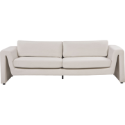 MAUNU - Driezitsbank - Lichtbeige - Fluweel