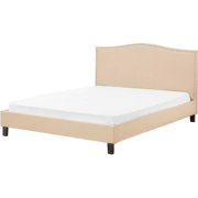 MONTPELLIER  - Tweepersoonsbed - Beige - 180 x 200 cm - Polyester