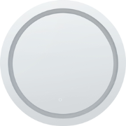 COURSEULLES - LED-spiegel - Zilver - Glas