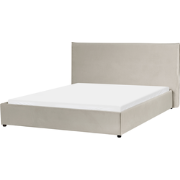 VAUCLUSE - Waterbed - Taupe - 160 x 200 cm - Fluweel