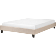 ROANNE - Tweepersoonsbed - Beige - 140 x 200 cm - Polyester