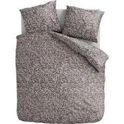 Microvezel Dekbedovertrekset Classic Foliage - Bruin - 135x200 + 1*80x...