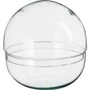 Mica Decorations Vaas Telise - 27x27x27 cm - Glas - Transparent