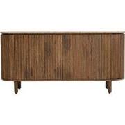 Dressoir Bruin Mangohout Travertin - 175x40x85cm - Myra