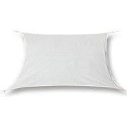 hanSe® Schaduwdoek Rechthoek Waterdoorlatend 2,5x5 m Zonnedoek Wit