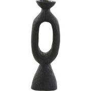 Kandelaar Django - Zwart - 14x12x45cm