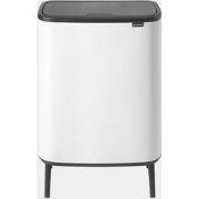 Bo Touch Bin Hi, met 2 binnenemmers, 2 x 30 liter - White