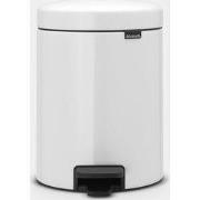 NewIcon Pedaalemmer, 5 liter, kunststof binnenemmer - White