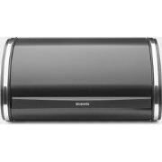 Broodtrommel met schuifdeksel, medium - Matt Black