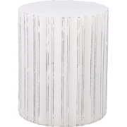 DEULI - Bijzettafel - Wit - MDF