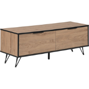 HALSTON  - TV-meubel - Lichte houtkleur - Vezelplaat