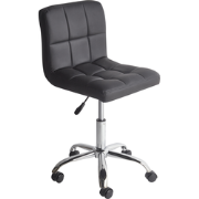 MARION - Bureaustoel - Zwart - Polyester