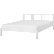 VANNES  - Tweepersoonsbed - Wit - 180 x 200 cm - Dennenhout