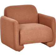 SALAND - Fauteuil - Goudbruin - Polyester
