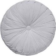Dutch Decor KAJA - sierkussen Ø40 cm - rond - velvet - Micro Chip - gr...