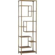 PTMD Duana Playful Gold Iron Open Cabinet High