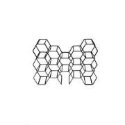 Wine Rack - Metal - Black - 11 bottles - 44,5x15,5x29cm
