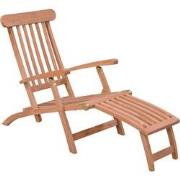Livingfurn - Deckchair - 60x150x40 cm - Teakhout