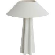 Light & Living - Tafellamp CUKAI - Ø38x49cm - Wit