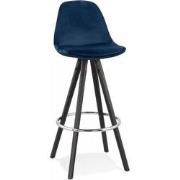 Halfhoge snackkruk SPIRIT 41x41x87 cm Blauw