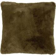 Dutch Decor ZAYA - Kussenhoes unikleur 60x60 cm - Military Olive - gro...