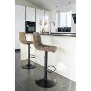 House Nordic Barstoel Middelfart Lichtbruin - Set van 2