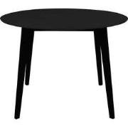 Eettafel Ø105cm Zwart - Ronde Tafel - Tafel Vojens