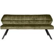 Eetkamerbank 180cm - Groen Velvet - 180x59x84cm