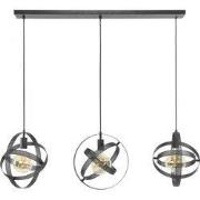 Hanglamp Zwart Metaal - 3-Lichts - Cosmos