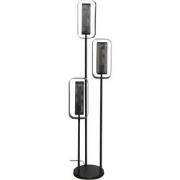 Vloerlamp Zwart Metaal - 3-Lichts - 170x42x42cm - Mesh Rotate