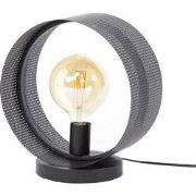Tafellamp Zwart Metaal - 30x20x33cm - 1-Lichts - Ring