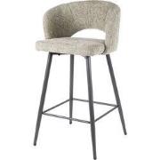 Barstoel Zand Stof - Salon Tissee - Set van 2