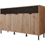 Meubella - Dressoir Malaika - Eiken - 157 cm