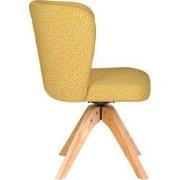 Housecraft Living Stan Eetkamerstoel Draaibaar Hout Okergeel