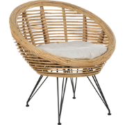 MARATEA - Tuinstoel - Lichtbeige - Rotan