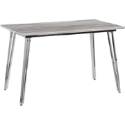GREYTON - Eettafel - Wit - 70 x 120 cm - MDF