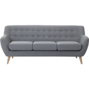 MOTALA - Driezitsbank - Grijs  - Polyester