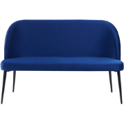OSBY  - Tweezitsbank - Marineblauw - Fluweel
