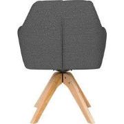 Housecraft Living Pete Eetkamerstoel Draaibaar Hout Grijs