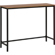 TULIA - Consoletafel - Donkere houtkleur - MDF