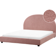 VAUCLUSE - Waterbed - Pastelroze - 160 x 200 cm - Bouclé